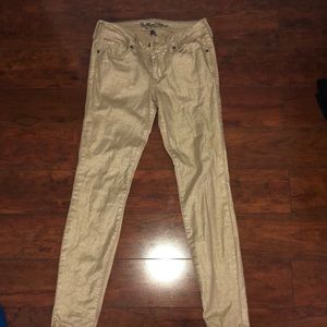 gold jean pants ✨⚡️
